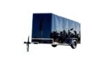 Small Black Enclosed Trailer
