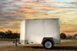 Small White Enclosed Trailer - Image 3
