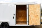 Big White Enclosed Trailer - Image 23