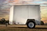 Small White Enclosed Trailer - Image 4