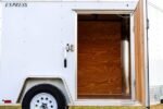 Small White Enclosed Trailer - Image 33