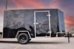 Small Black Enclosed Trailer - Image 34
