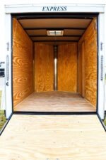 Small White Enclosed Trailer - Image 35