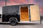 Small Black Enclosed Trailer - Image 35