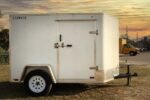 Small White Enclosed Trailer - Image 6