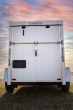 Small White Enclosed Trailer - Image 8