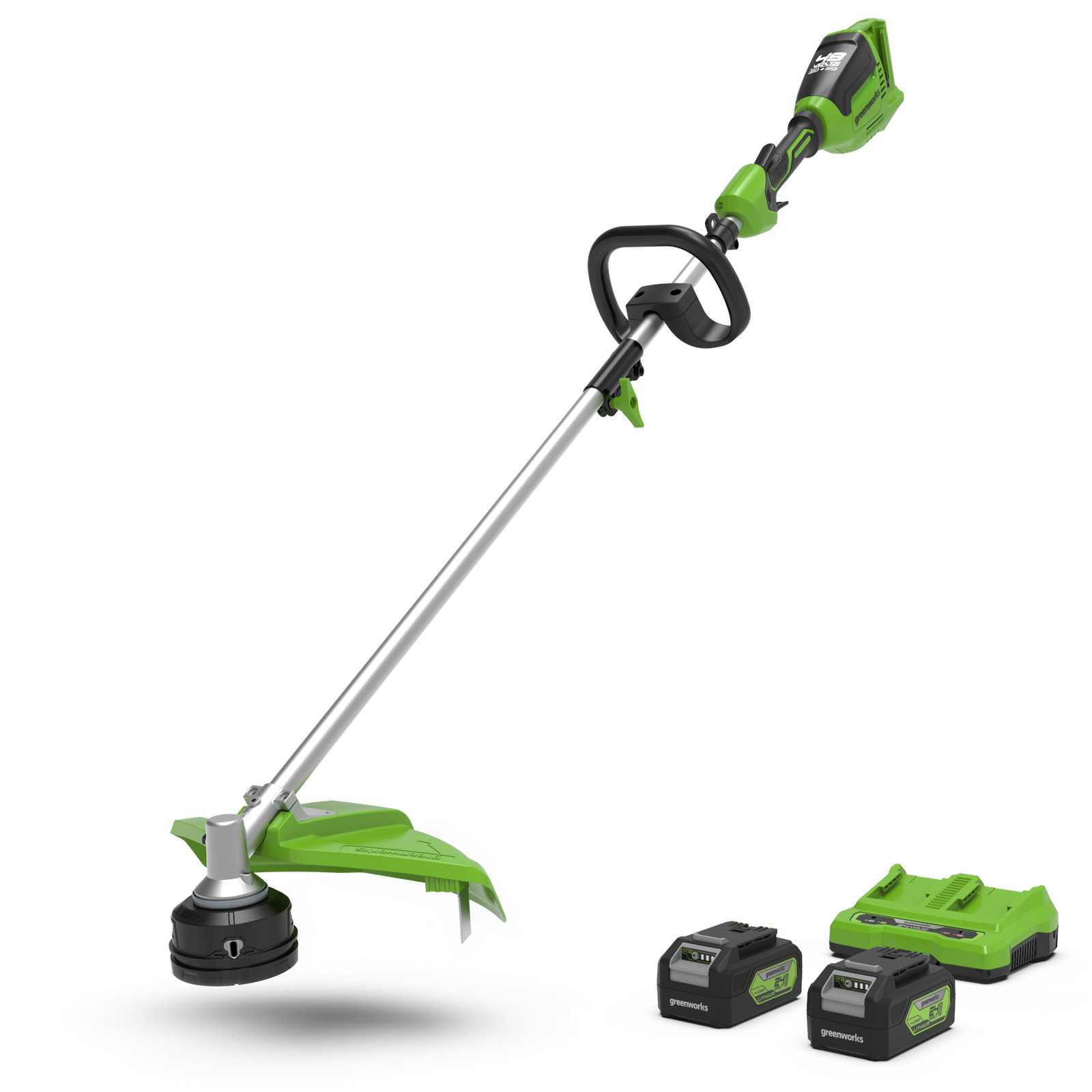 GD24X2TXK4X-PH__01243_cf5a3050-ec6d-4937-abc3-52b60d2603ab POWERALL 48V (24V x 2) Grass Trimmer 40cm - 2x 4Ah Battery - Image 1