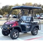 Gas Golf Cart UTV Hybrid Linhai Big Hammer 200 GVX Side by Side UTV With Custom Rims/Tires & Extended Version – With Extended Roof