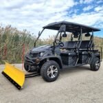 6 Seater Gas Golf Cart GVX Limo EFI Utility Vehicle Six Passenger UTV 2WD/4WD W/PLOW- CAZADOR LIMO 400cc – BLACK