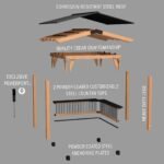 Granada Grill Gazebo with Outdoor Bar - Image 9