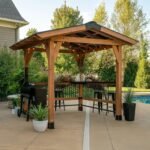 Granada Grill Gazebo with Outdoor Bar - Image 4
