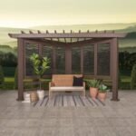 Hampton Traditional Steel Cabana Pergola