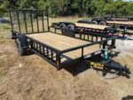 Big Tex 35SA-14BKRSX Single Axle ATV Trailer  83″x14′  Black