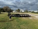 7X20 Big Tex Tandem Axle Pipe Top Black Utility Trailer (10PI-20BK4HDIR)