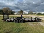 7X20 Big Tex Tandem Axle Pipe Top Black Utility Trailer (10PI-20BK4HDIR) - Image 2