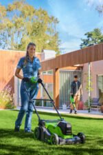 POWERALL 48V (24V x 2) Lawn Mower 41cm - 2x 4Ah Battery - Image 4