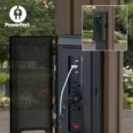 12 x 10 Ashford Traditional Steel Pergola With Sail Shade Soft Canopy - Image 2