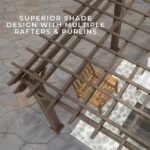 12 x 10 Ashford Traditional Steel Pergola With Sail Shade Soft Canopy - Image 4