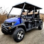 6 Seater Gas Golf Cart GVX Limo EFI Utility Vehicle Six Passenger UTV 2WD/4WD – CAZADOR LIMO 400cc – BLUE