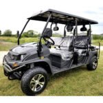 6 Seater Gas Golf Cart GVX Limo EFI Utility Vehicle Six Passenger UTV 2WD/4WD – CAZADOR LIMO 400cc – BLACK
