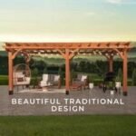 20x12 beaumont pergola – brown - Image 2