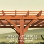 20x12 beaumont pergola – brown - Image 6