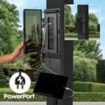 16x12 trenton modern steel pergola with sail shade soft canopy - Image 4