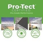 12x10 hawthorne traditional steel pergola with sail shade soft canopy - Image 3