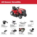 Troy Bilt Bronco 42 in 19 HP Briggs & Stratton Automatic Drive Gas Riding Lawn Tractor with Mow in Reverse - Image 7