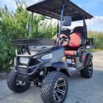 48V Electric Golf Cart 4 Seater Lifted Renegade+ 2.0 Edition Utility Golf UTV King To Coleman Kandi 4p – Charcoal