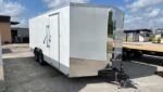 Spartan 8.5X18 Tandem Axle Enclosed Cargo Trailer | White | SP8.5X18TA - Image 3