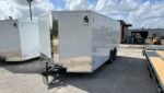 Spartan 8.5X18 Tandem Axle Enclosed Cargo Trailer | White | SP8.5X18TA - Image 2