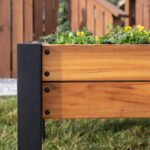 Raised planter 100% authentic teak wood - Image 10