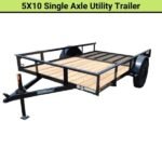 Triple Crown 6X10 Single Axle Utility Trailer | Black | U6X10G