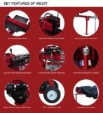 Boss Industrial 25 Ton Horizontal Vertical Gas Wood Splitter (WD25T) - Image 6