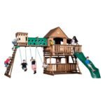Woodridge Elite All Cedar Wooden Swing Set - Image 10