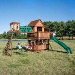 Woodridge Elite All Cedar Wooden Swing Set - Image 5