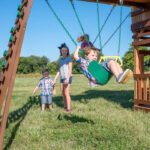 Woodridge Elite All Cedar Wooden Swing Set - Image 9