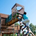 Woodridge Elite All Cedar Wooden Swing Set - Image 11