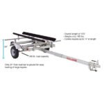 Malone EcoLight Single Kayak Trailer Package (1 Set Bunks) - Image 2