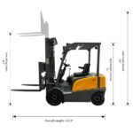 Electric Forklift | Lead Acid Battery | 5500 lbs. Capacity | Lift Height 197” | Apollolift A-4004 - Image 5