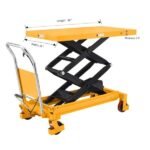 Double Scissor Lift Table | 1760 lbs Capacity | Lifting Height 59” | Apollolift A-2010 - Image 2