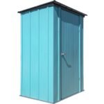 Arrow 4×3 Spacemaker Patio Shed Kit – Teal
