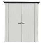 Arrow 5×3 Spacemaker Patio Shed Kit – Gray