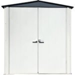 Arrow 6×3 Spacemaker Patio Shed Kit – Gray