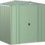 Arrow 6×5 Classic Steel Shed Kit – Sage Green