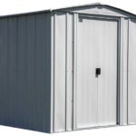 Arrow 6×5 Classic Steel Shed Kit – Flute Gray