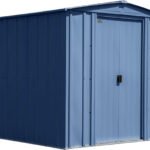 Arrow 6×7 Classic Steel Shed Kit – Blue Gray