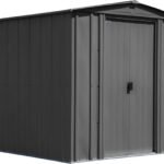 Arrow 6×7 Classic Steel Shed Kit – Charcoal