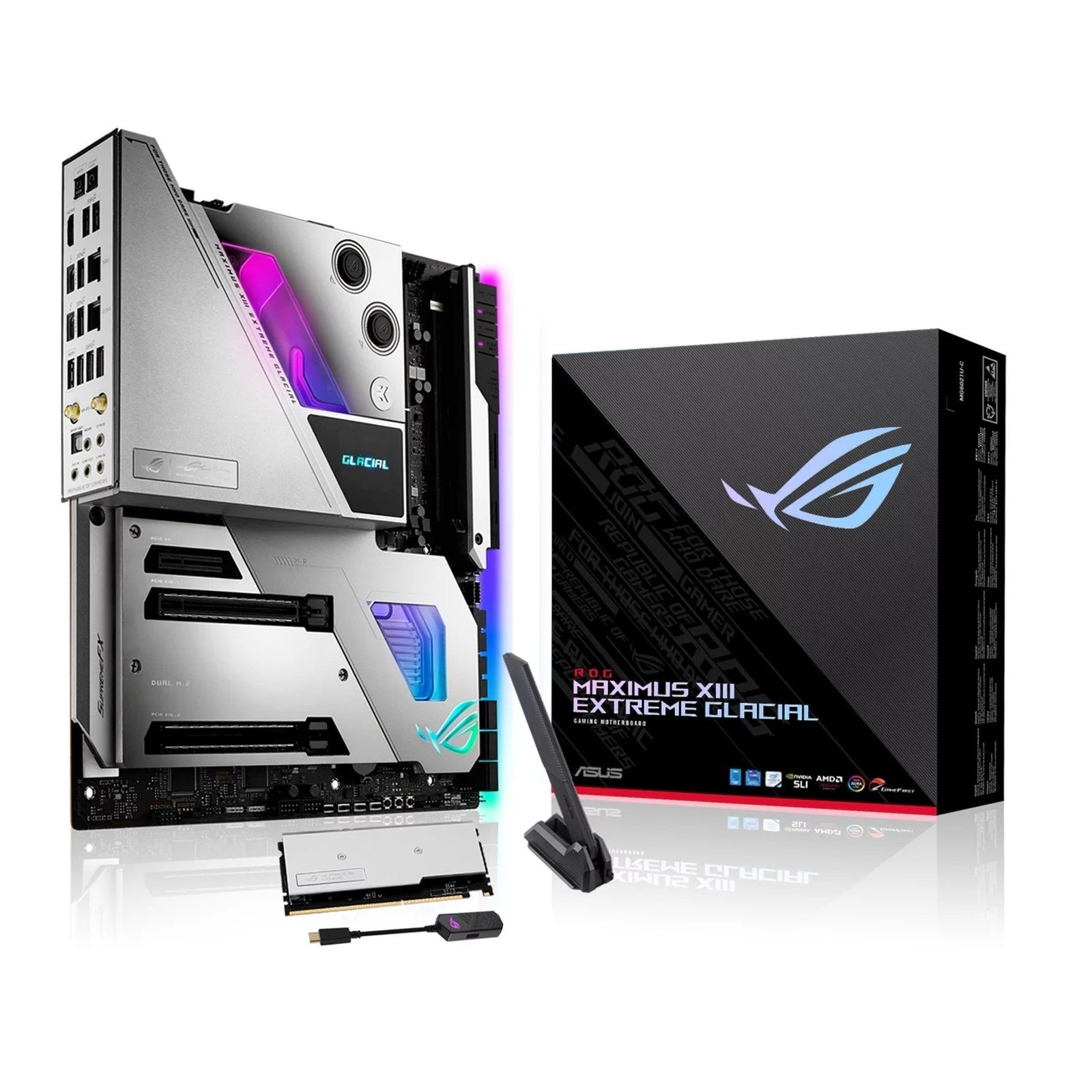 asus-rog-maximus-xiii-extreme-glacial-wifi-6e-z590-lga-1200-1-1 Asus ROG Maximus XIII Extreme Glacial (WiFi 6E) Z590 LGA 1200 - Image 1